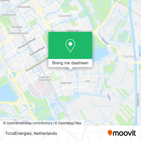 TotalEnergies kaart