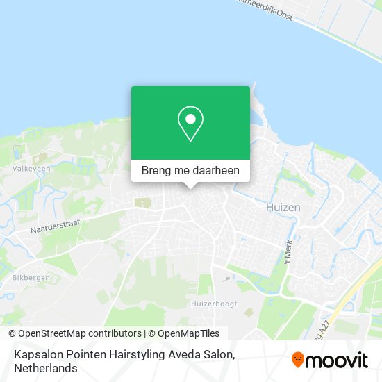 Kapsalon Pointen Hairstyling Aveda Salon kaart