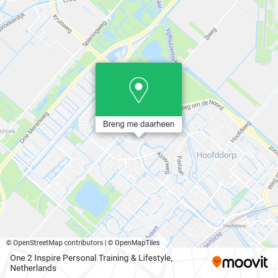One 2 Inspire Personal Training & Lifestyle kaart