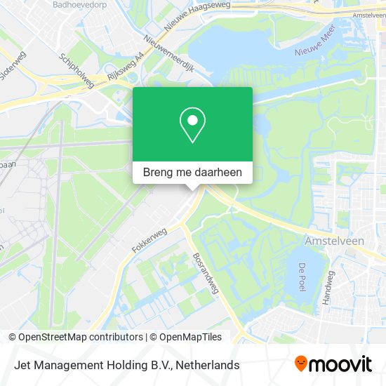 Jet Management Holding B.V. kaart