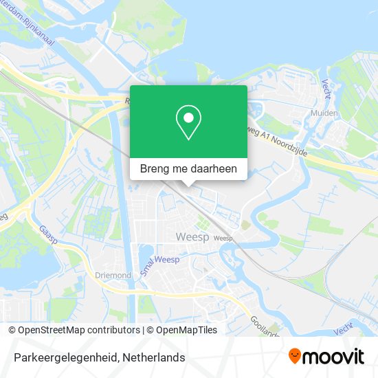 Parkeergelegenheid kaart