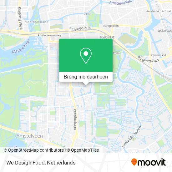 We Design Food kaart