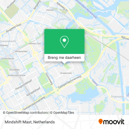 Mindshift Mast kaart