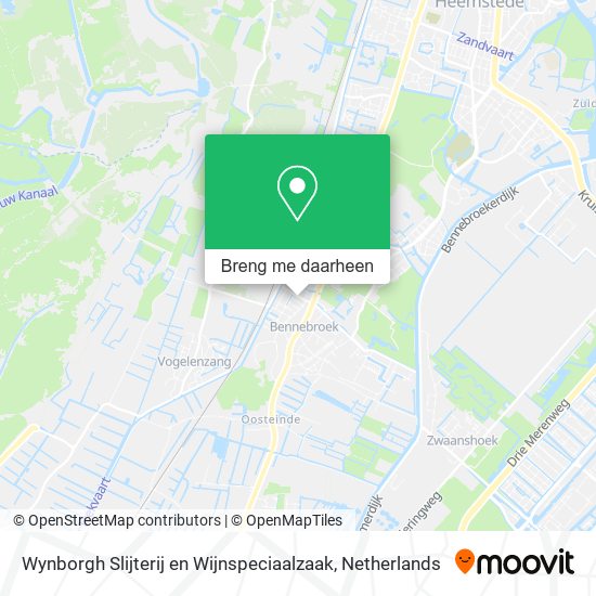 Wynborgh Slijterij en Wijnspeciaalzaak kaart