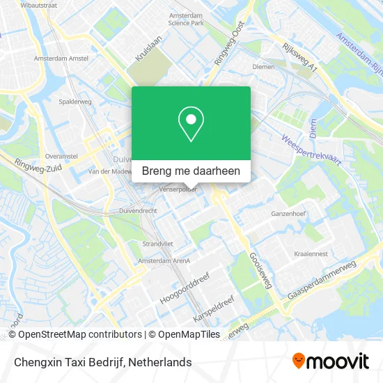 Chengxin Taxi Bedrijf kaart