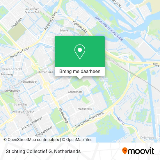 Stichting Collectief G kaart