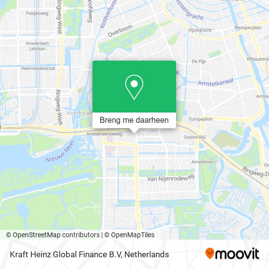 Kraft Heinz Global Finance B.V kaart