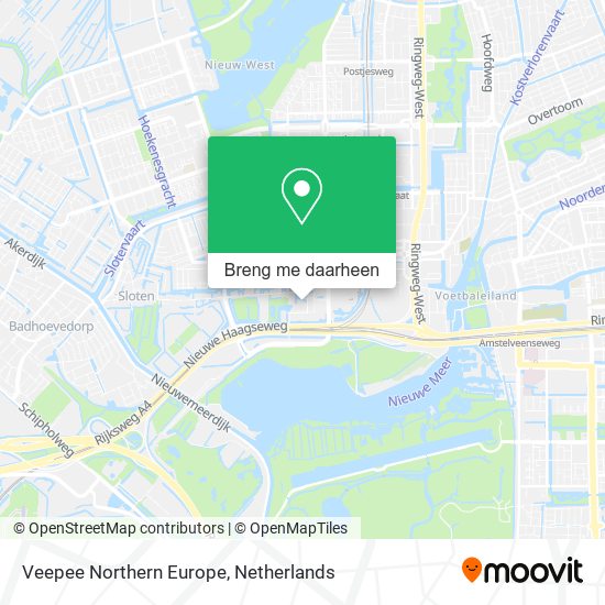 Veepee Northern Europe kaart