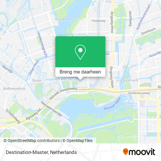 Destination-Master kaart