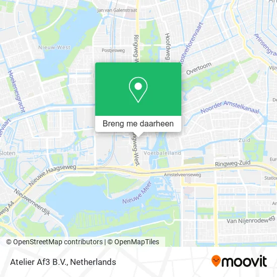 Atelier Af3 B.V. kaart