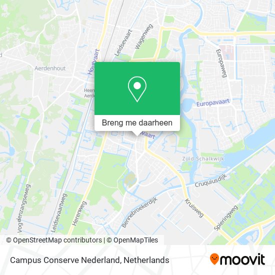 Campus Conserve Nederland kaart