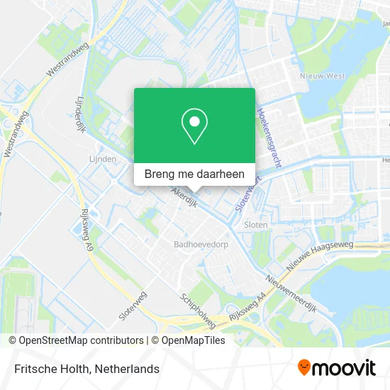 Fritsche Holth kaart