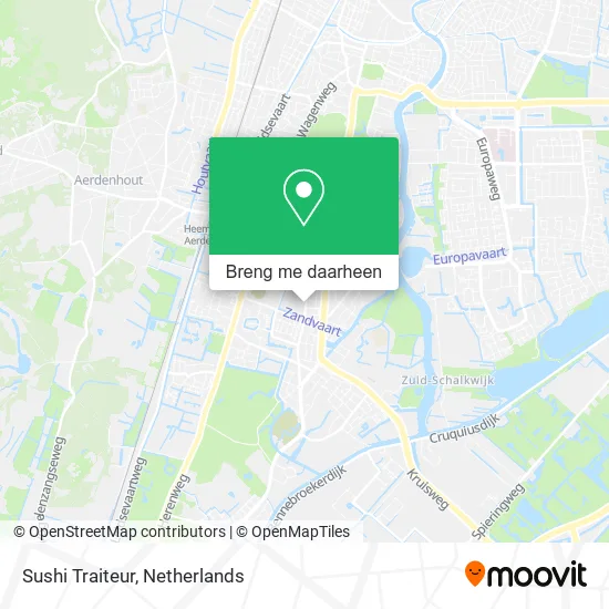 Sushi Traiteur kaart