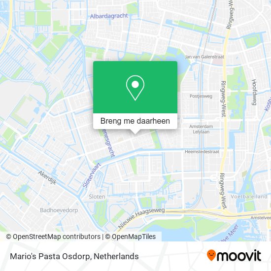 Mario's Pasta Osdorp kaart