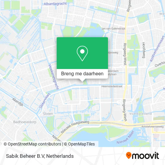 Sabik Beheer B.V kaart