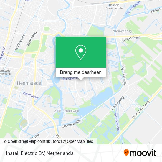 Install Electric BV kaart