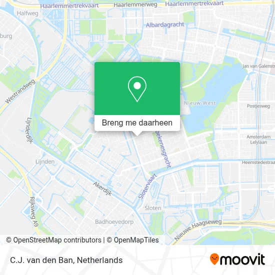 C.J. van den Ban kaart