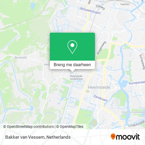 Bakker van Vessem kaart