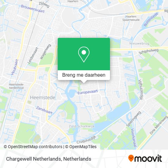 Chargewell Netherlands kaart