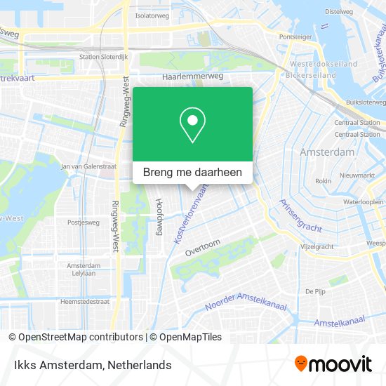 Ikks Amsterdam kaart