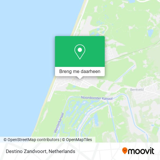 Destino Zandvoort kaart