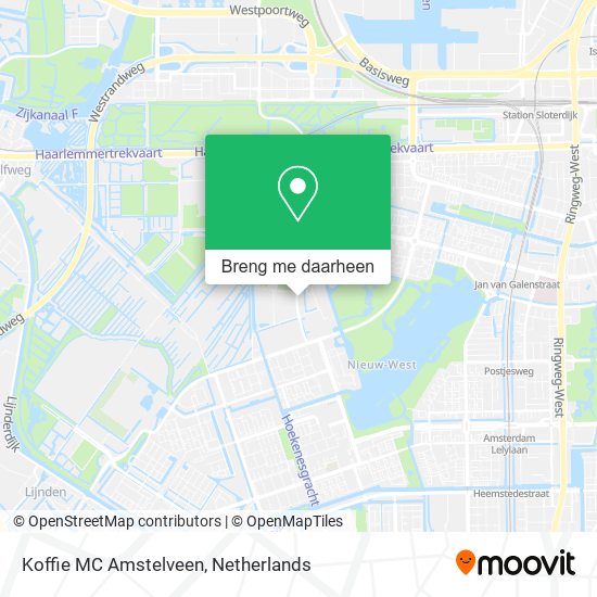 Koffie MC Amstelveen kaart