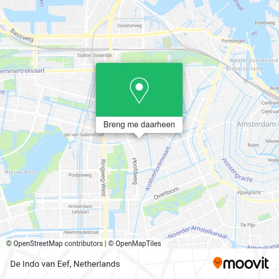 De Indo van Eef kaart