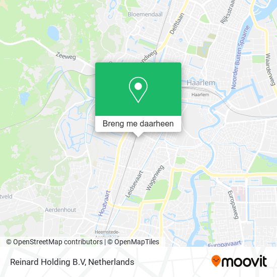 Reinard Holding B.V kaart