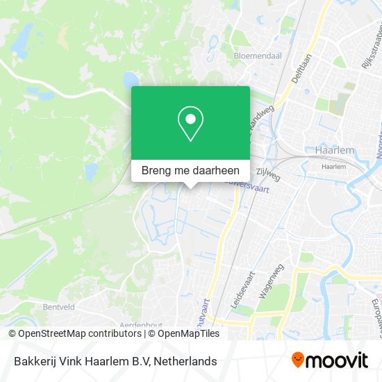 Bakkerij Vink Haarlem B.V kaart