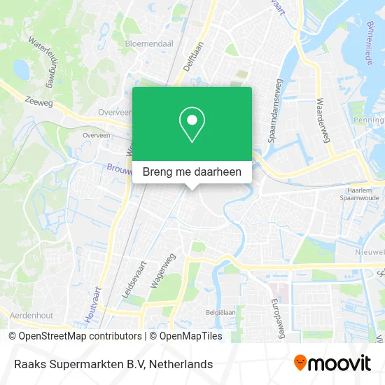Raaks Supermarkten B.V kaart
