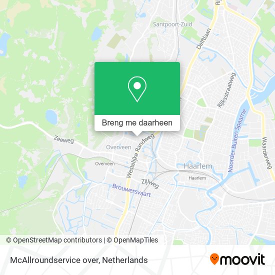 McAllroundservice over kaart