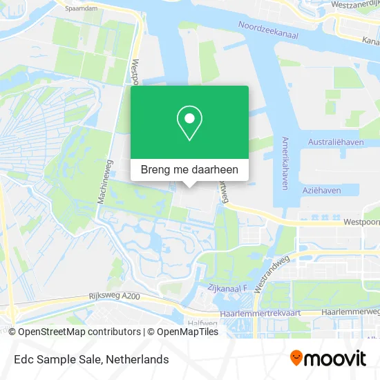 Edc Sample Sale kaart