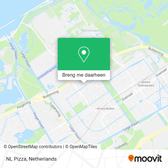 NL Pizza kaart