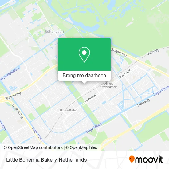 Little Bohemia Bakery kaart