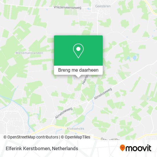 Elferink Kerstbomen kaart