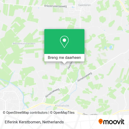 Elferink Kerstbomen kaart