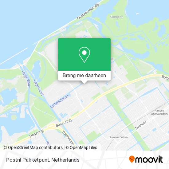 Postnl Pakketpunt kaart
