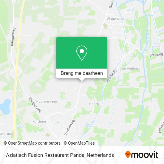 Aziatisch Fusion Restaurant Panda kaart