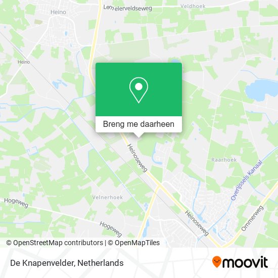 De Knapenvelder kaart