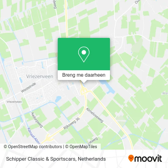 Schipper Classic & Sportscars kaart