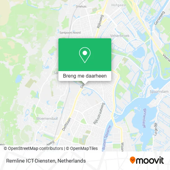 Remline ICT-Diensten kaart