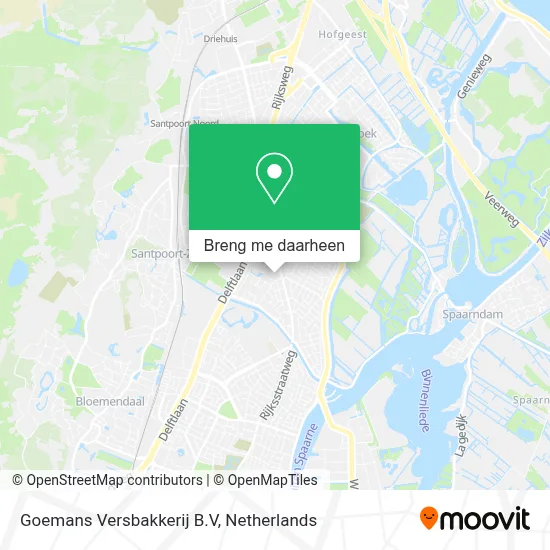 Goemans Versbakkerij B.V kaart