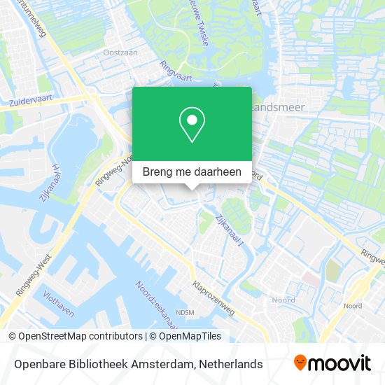 Openbare Bibliotheek Amsterdam kaart
