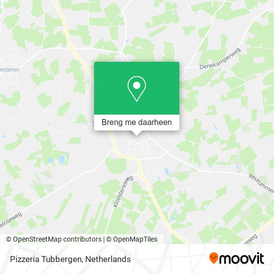 Pizzeria Tubbergen kaart