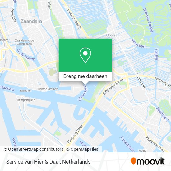 Service van Hier & Daar kaart
