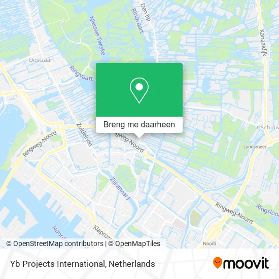 Yb Projects International kaart
