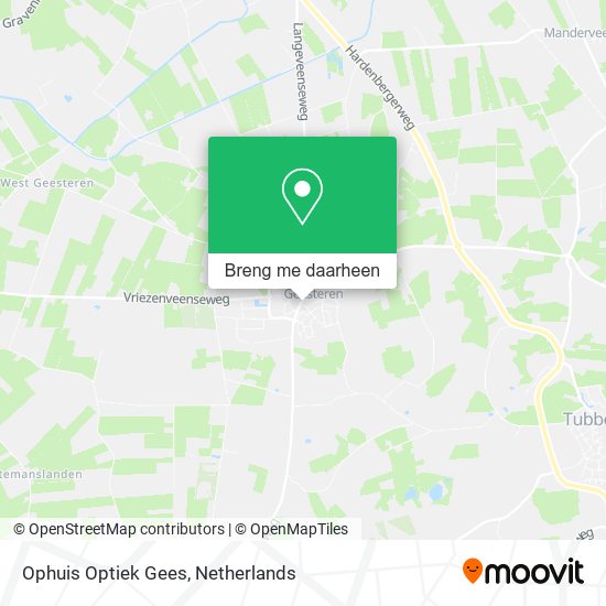 Ophuis Optiek Gees kaart