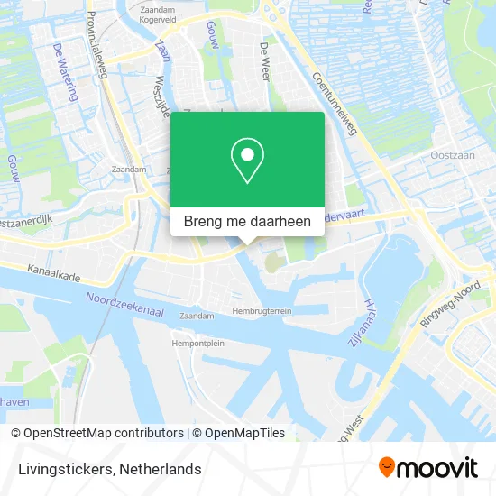Livingstickers kaart