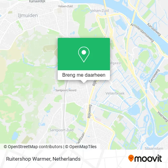 Ruitershop Warmer kaart