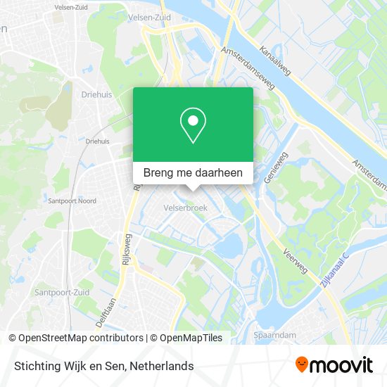 Stichting Wijk en Sen kaart